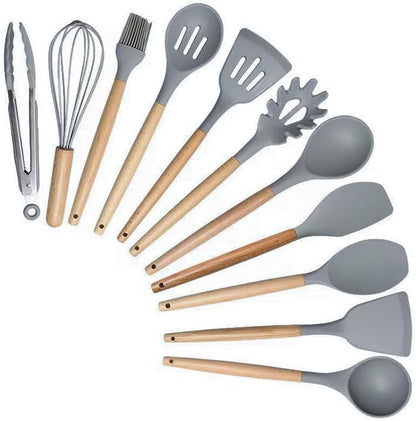 Kitchen Utensils Set of 19 Silicone