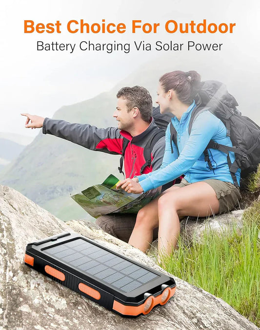 Solar Charger,20000mAh Solar Power Bank