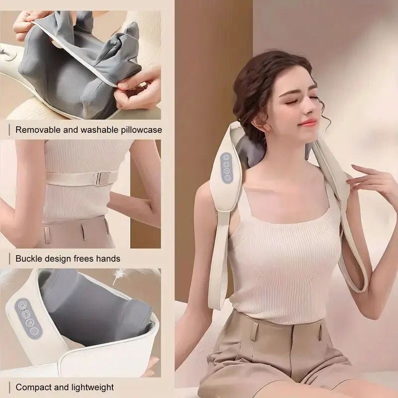 Advanced 3D Kneading Massager with Heat Therapy