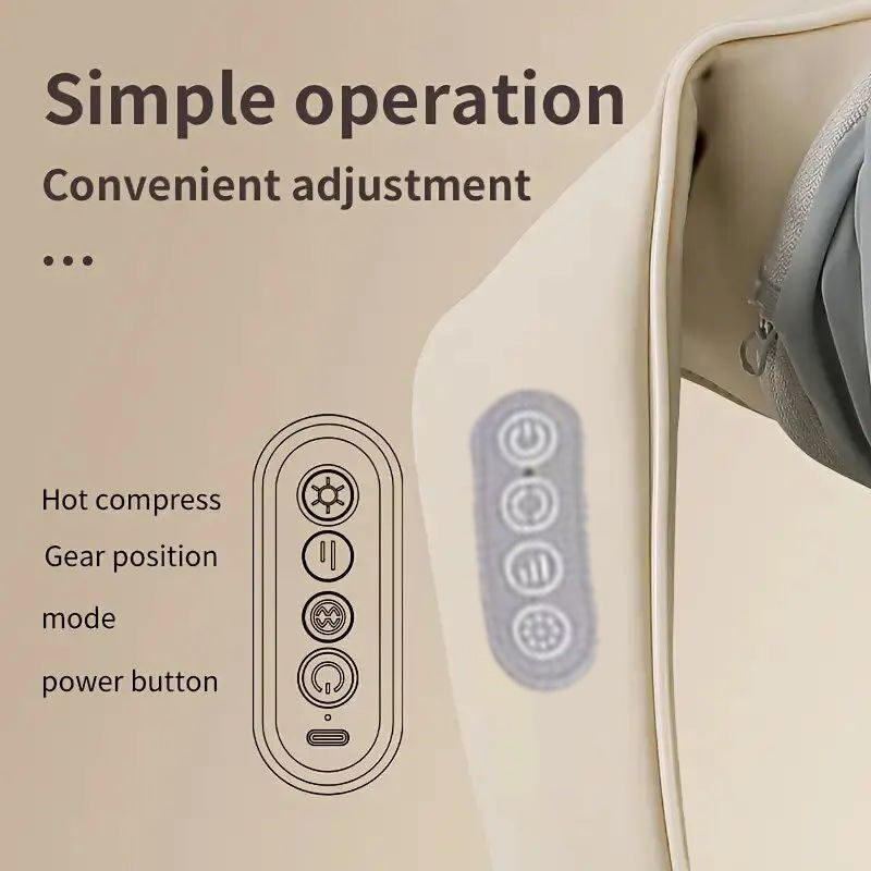 Advanced 3D Kneading Massager with Heat Therapy